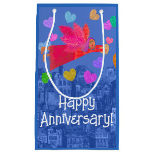 Love is in the Air Angel and Hearts Small Gift Bag