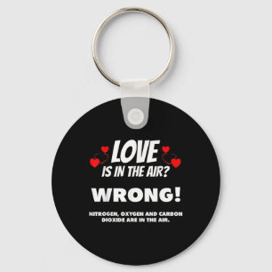 Love Is In The Air Anti Valentines Day Singles Awa Key Ring