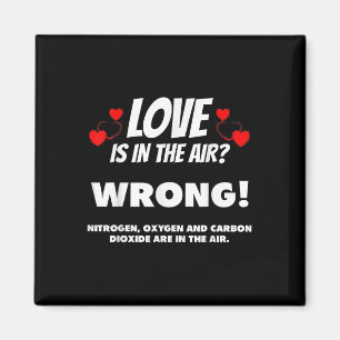 Love Is In The Air Anti Valentines Day Singles Awa Magnet