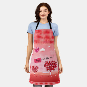 "Love is in the Air!" beautiful Love tree Apron