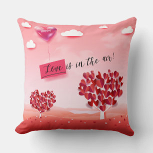 "Love is in the Air!" beautiful Love tree Cushion