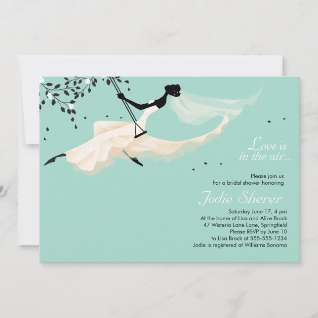 Love is in the air - Bridal Shower Invitation (Front)