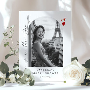 Love is in the air Bridal Shower photo Welcome Poster