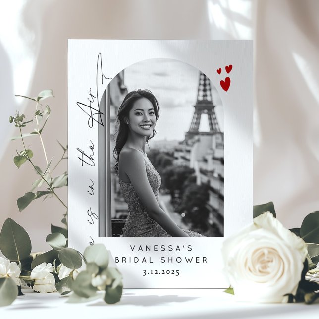 Love is in the air Bridal Shower photo Welcome Poster (Creator Uploaded)