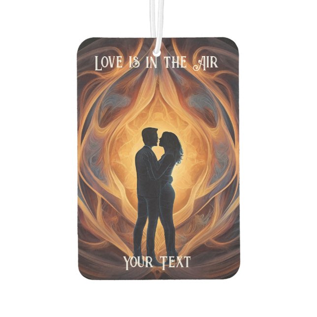 Love is in the Air Car Air Freshener (Back)