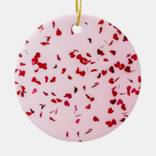 Love is in the air ceramic ornament