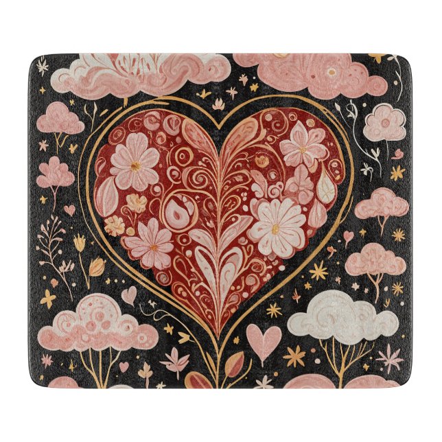 Love is in the Air Cutting Board (Front)