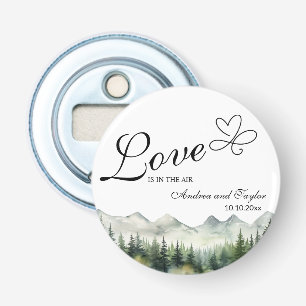 Love is in the Air Elegant Wedding favour Bottle Opener