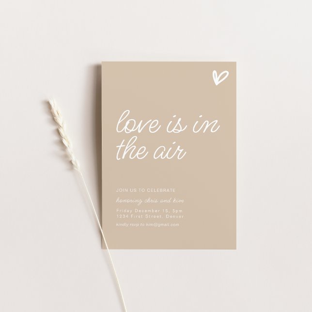 Love Is In The Air Engagement Party Invite (Creator Uploaded)