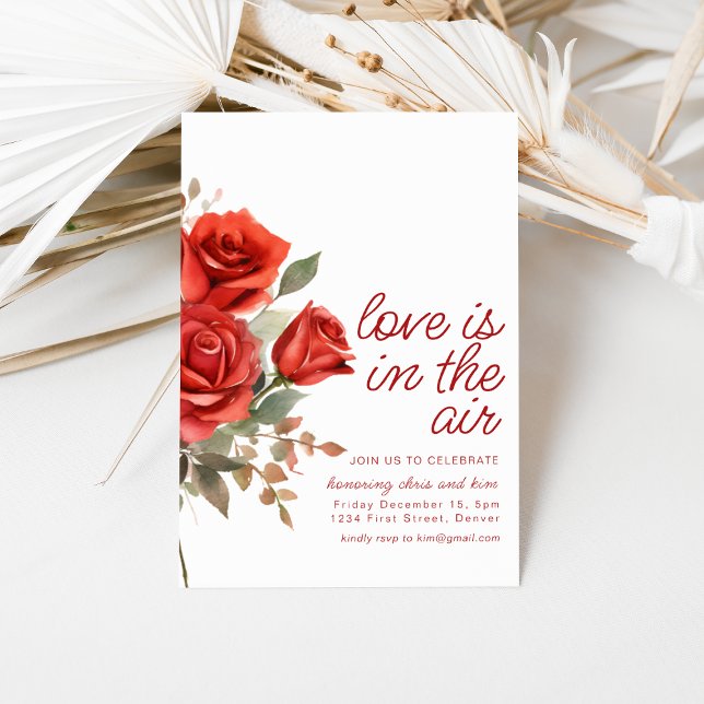 Love Is In The Air Engagement Party Invite (Creator Uploaded)