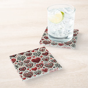 Love Is In The Air Glass Coaster