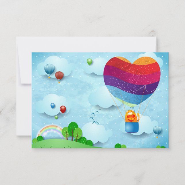 Love is in the air invitation (Front)