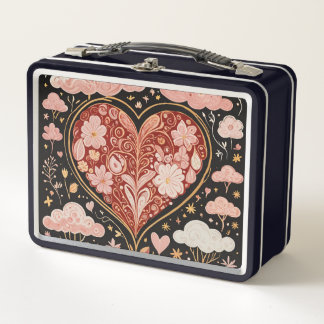 Love is in the Air Metal Lunch Box