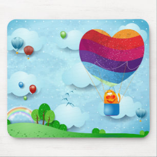 Love is in the air mouse pad