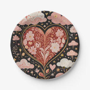 Love is in the Air Paper Plate