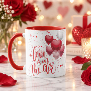 Love  Is In The Air Personalised Mug