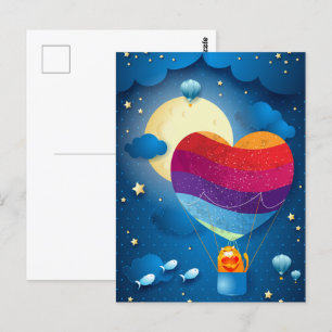 Love is in the air postcard