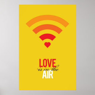 Love is in the air poster