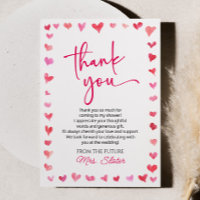 Love Is In The Air Red Pink Hearts Bridal Shower
