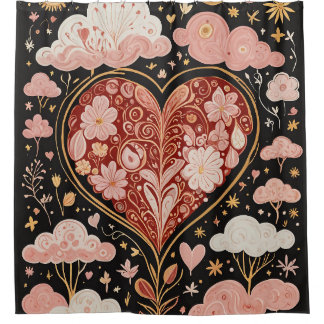 Love is in the Air Shower Curtain