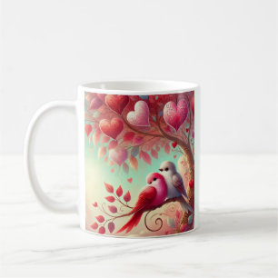 Love is in the air Sweet Birds Coffee Mug