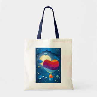 Love is in the air tote bag