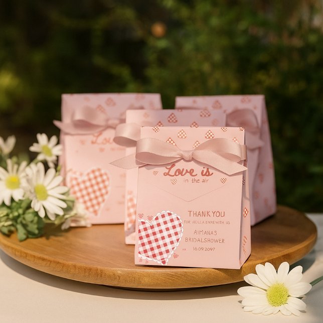 Love Is In The Air Valentine's Day Bridal Shower  Favour Box (Creator Uploaded)