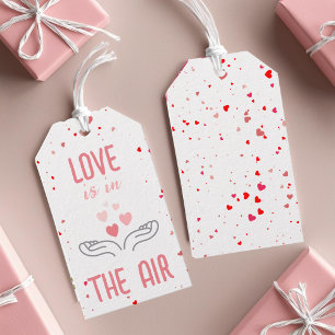 Love is in the Air Valentine's Day Gift Tags