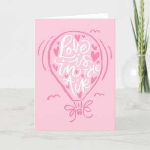 Love is in the Air   Valentine's Day Holiday Card