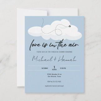 Love is in the Air Wedding Shower Invitation