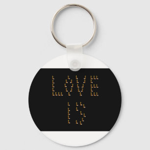 Love Is Key Ring