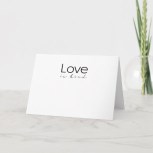 Love Is Kind Christian Scripture Love Is Patient I Card
