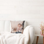 Love is Kind Script with Name and Photo Cushion<br><div class="desc">Elegant and inspirational "love is kind" typography with your name and full photo throw pillow.</div>