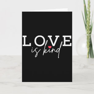 Love Is Kind Valentines Heart Counsellor Teacher G Card