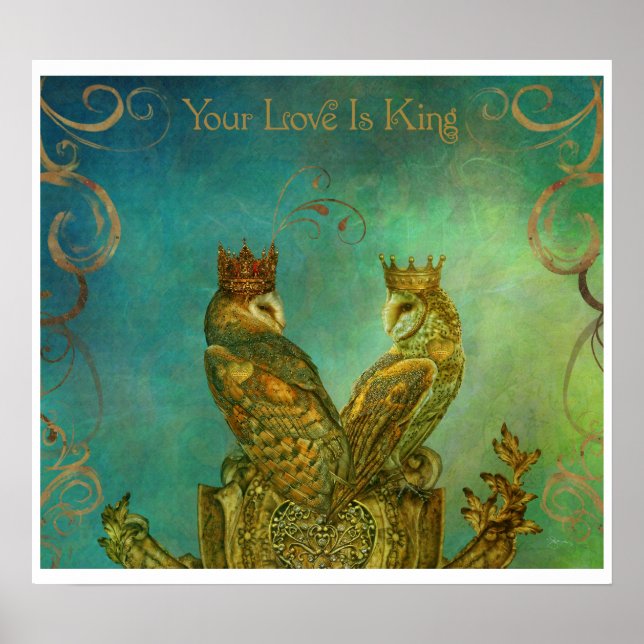 Love is King Poster (Front)