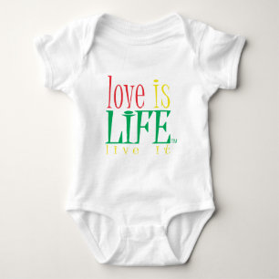 Love is LIfe Baby Bodysuit