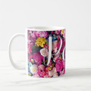 Love is like a blooms of roses coffee mug