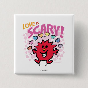 Love Is Little Miss Scary 15 Cm Square Badge