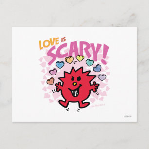 Love Is Little Miss Scary Postcard