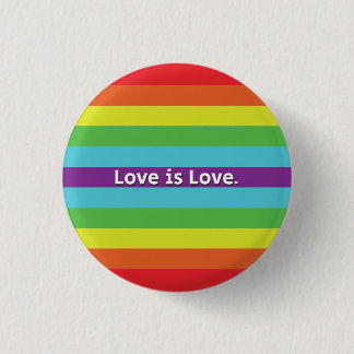 Love is Love 3 Cm Round Badge