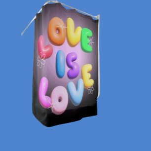Love Is Love 3D Rainbow Pride Shower Curtain