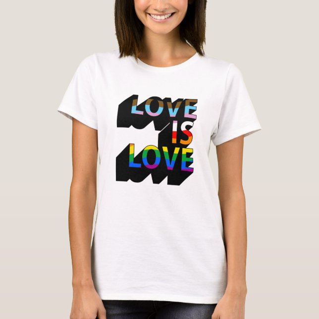 Love is Love 3D T-Shirt (Front)