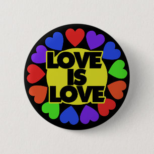 Love is Love 6 Cm Round Badge