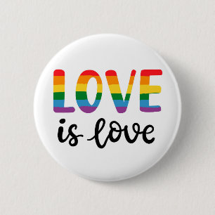 Love Is Love 6 Cm Round Badge