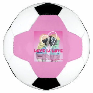 Love is Love All Love Equal LGBT Soccer Ball