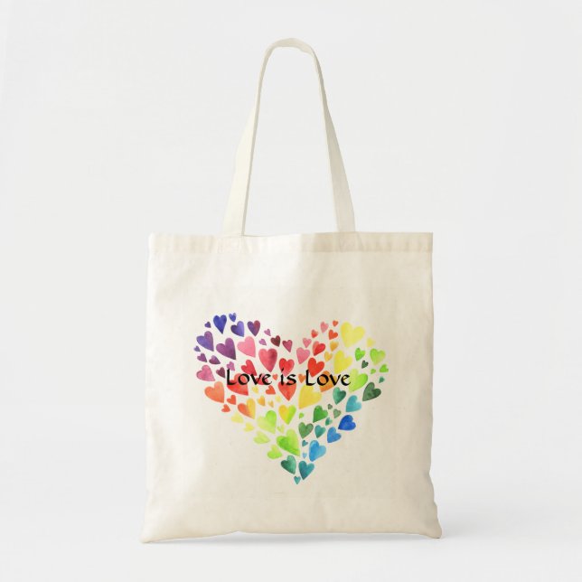Love is Love Budget Tote Bag (Front)