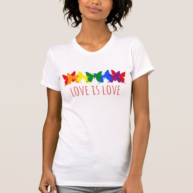 Love Is Love Butterfly T-Shirt (Front)