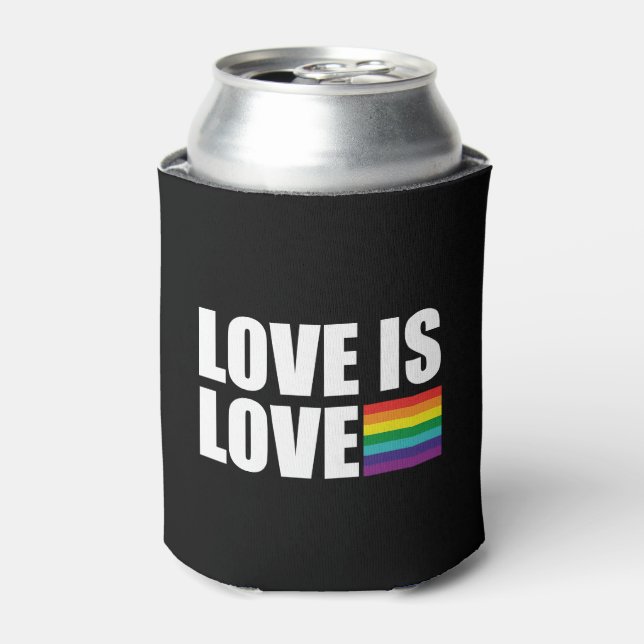 Love is Love Can Cooler (Can Front)