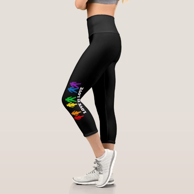 Love is Love Capri Leggings (Left)