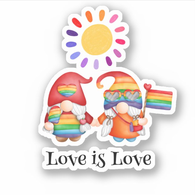 Love is Love Colourful Rainbow (Front)
